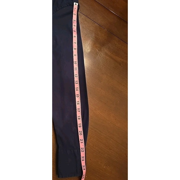 Tommy Hilfiger Men's Long Sleeve Button Down‎ Shirt Custon Fit Navy SZ XS Preppy - Picture 14 of 15